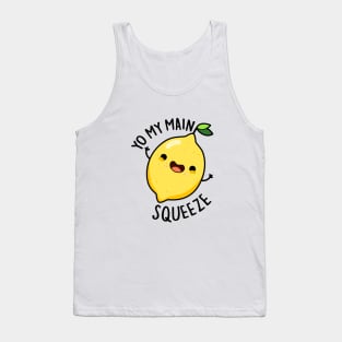 Yo My Main Squeeze Funny Lemon Pun Tank Top